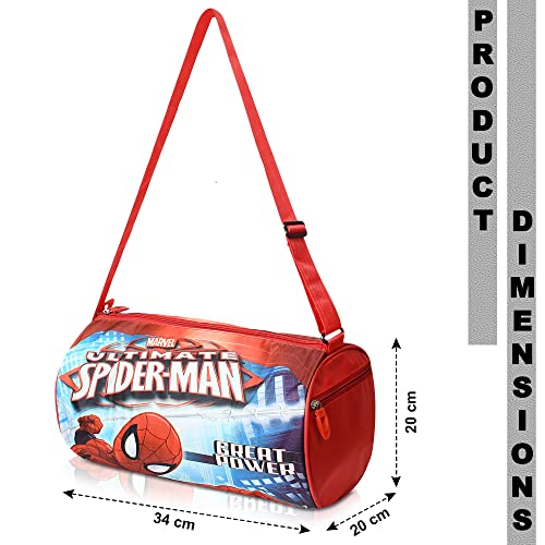 Image of Stylbase Polyester 14 inch Travel, Sports Duffle Bag for Kids Printed Bag (35X20X22 CM LxWxH) Pack of 1 (Spider Man)