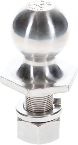 Reese Towpower 7011300 enganche de bola de 2 pulgadas con enclavamiento de acero inoxidable