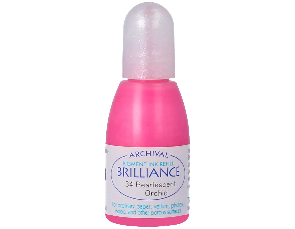 Tsukineko BIPR34 Brilliance Re-Inker- Pearlescent Orchid