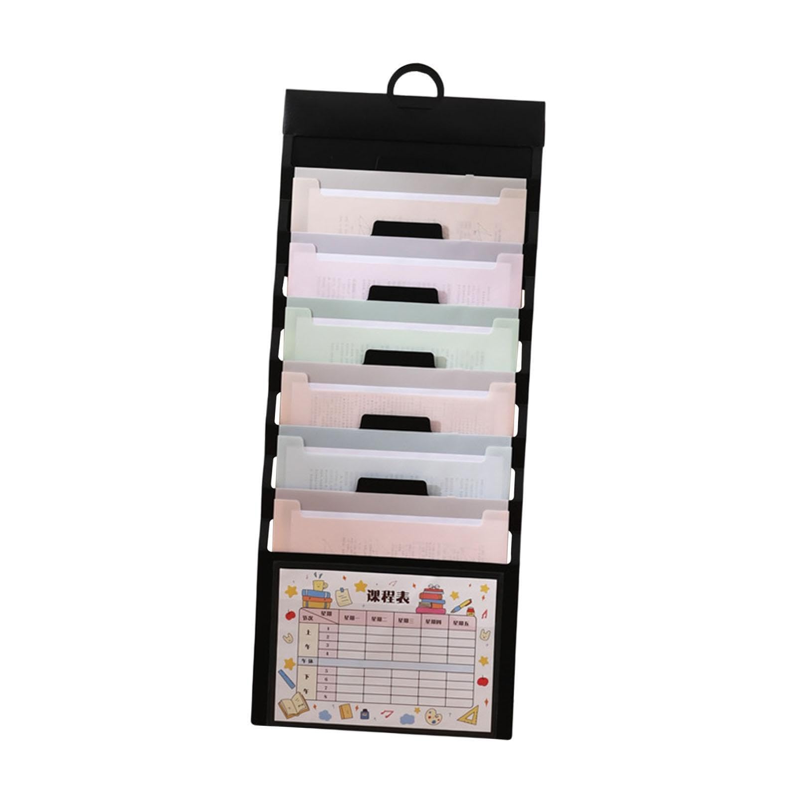 Auyxssz Expanding File Organizer Satisfies Organizational Needs With Accordion File Organizer Versatile Utility Hanging Letter A4 Size Home Office