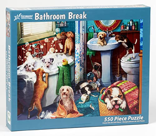 Vermont Christmas Company Bathroom Break Jigsaw Puzzle 550 Piece - Image 3