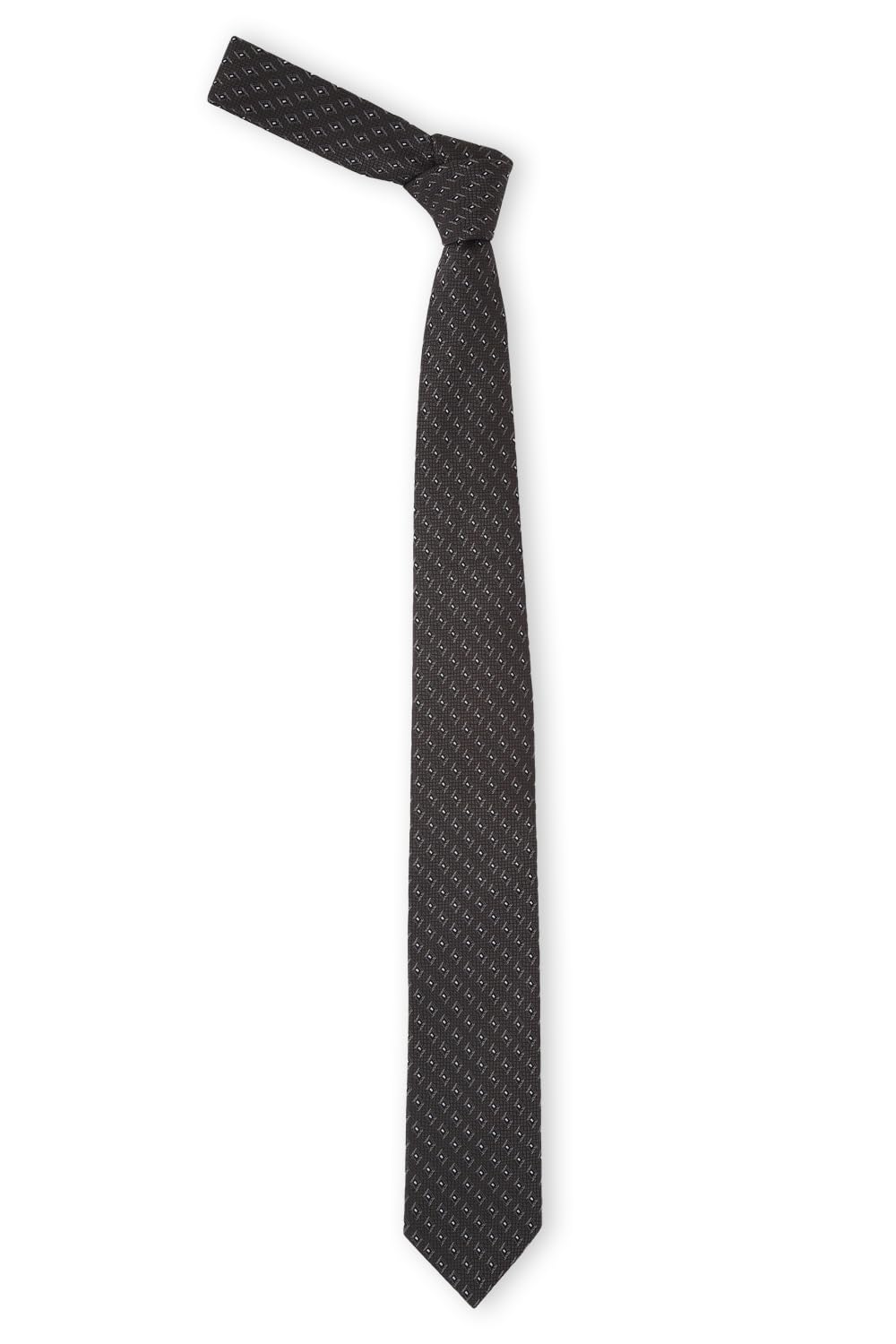 louis philippe Men Grey Embroidered Tie-picture-17