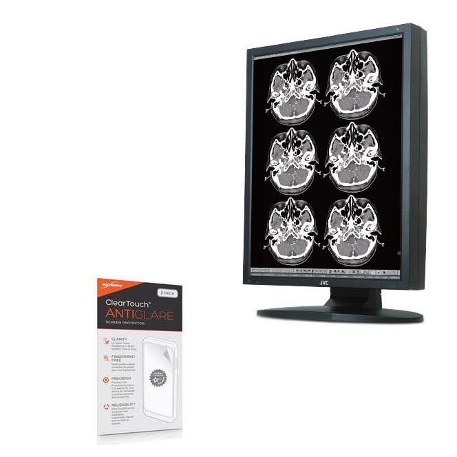 BoxWave Screen Protector Compatible with JVC MS25i2 - ClearTouch Anti-Glare (2-Pack), Anti-Fingerprint Matte Film Skin