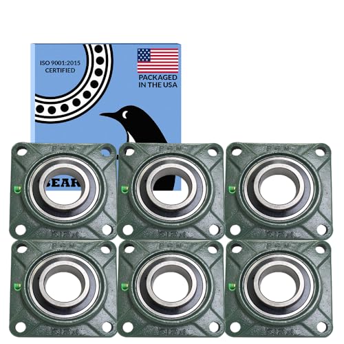Image of PGN UCF213-40 (6 Pack) Square Flange Bearing 2-1 /2 inch Bore