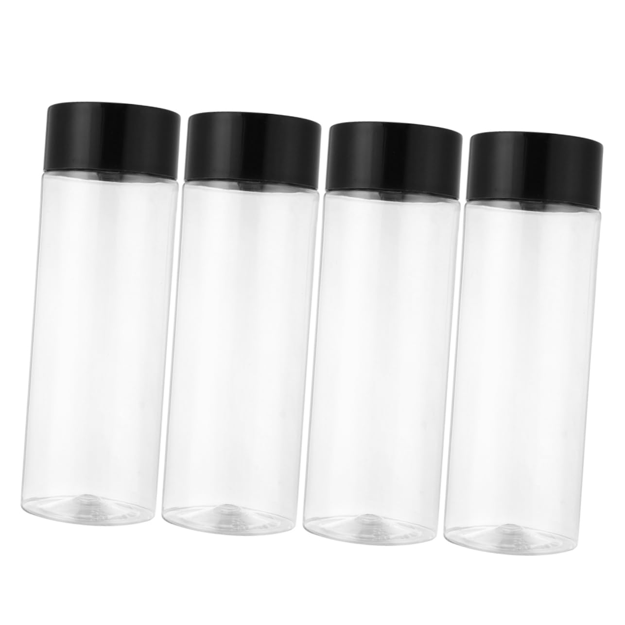 Anneome 12pcs Safe Pet Plastic Water Bottles Juice Storage Jars 300ml Empty Bottles for Storage and Juice