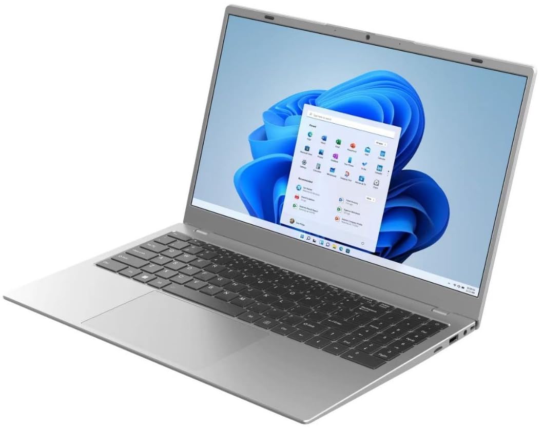 Laptop 15,6 Zoll Full-HD mit MS Office 2024 Pro - Celeron Quad N5095 4x2.90 GHz, 16GB DDR4, 512 GB SSD, UHD VGA, HDMI, Webcam, Bluetooth, USB 3, WLAN, Windows 11 Prof 64 Notebook - #8303