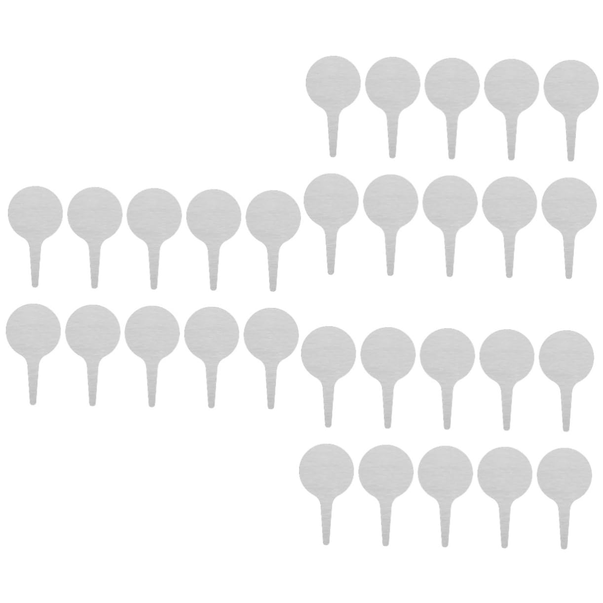150pièces Étiquettes Rondes Métal Pour Plantes Marqueurs De Jardin Acier Inoxydable Étiquettes Pratiques Et Décoratives Pour Classer Vos Plantes