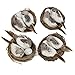 Artificial Bird Nest with Bird and Eggs, 4 Set Artificial Feathered Birds Nest Eggs Easter Decor Home Ornament for Home Garden Decoration DIY Craft Tree Decoration