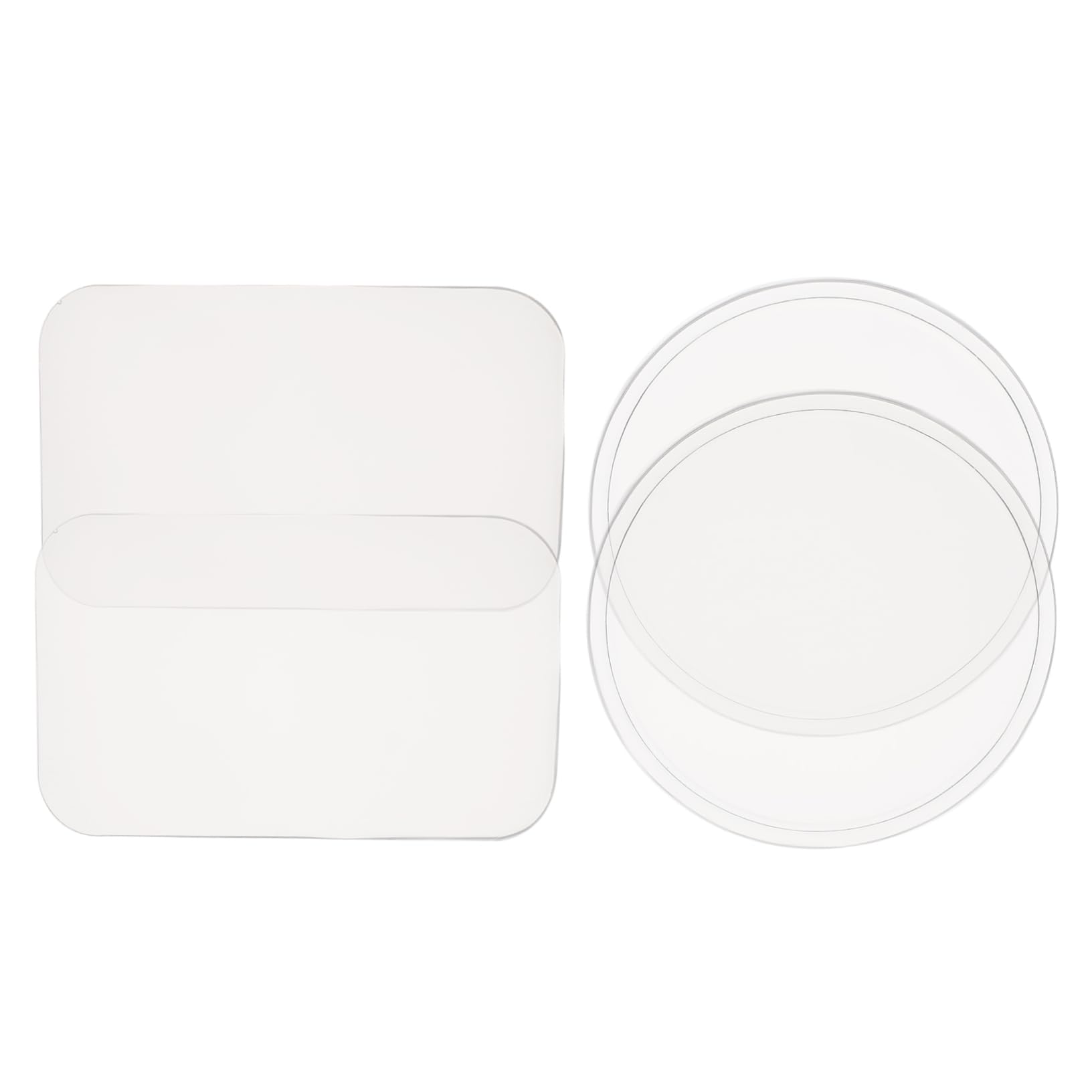 Baluue Silicone Pad Tray Holder for Lash Extensions 4pcs Lash Grafting Pallet Set