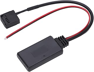 Cabo adaptador AUX de 12 pinos auxiliar de rádio de áudio de carro, cabo adaptador auxiliar de 6000 CD, carro, estéreo, AUX, cabo de substituição para adaptador de áudio Bluetooth Focus