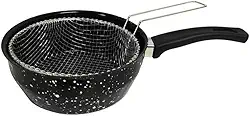 Frigideira Fritatudo Fritadeira Cesto 20cm Esmaltada Roa