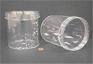 Globe Scientific 6408 Wide Mouth Jar with 120mm Opening, 1200mL, PS, 4-3/8