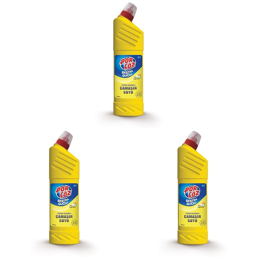 Porçöz Çamaşır Suyu Yaz Yağmuru 750 Ml (3 paketi)