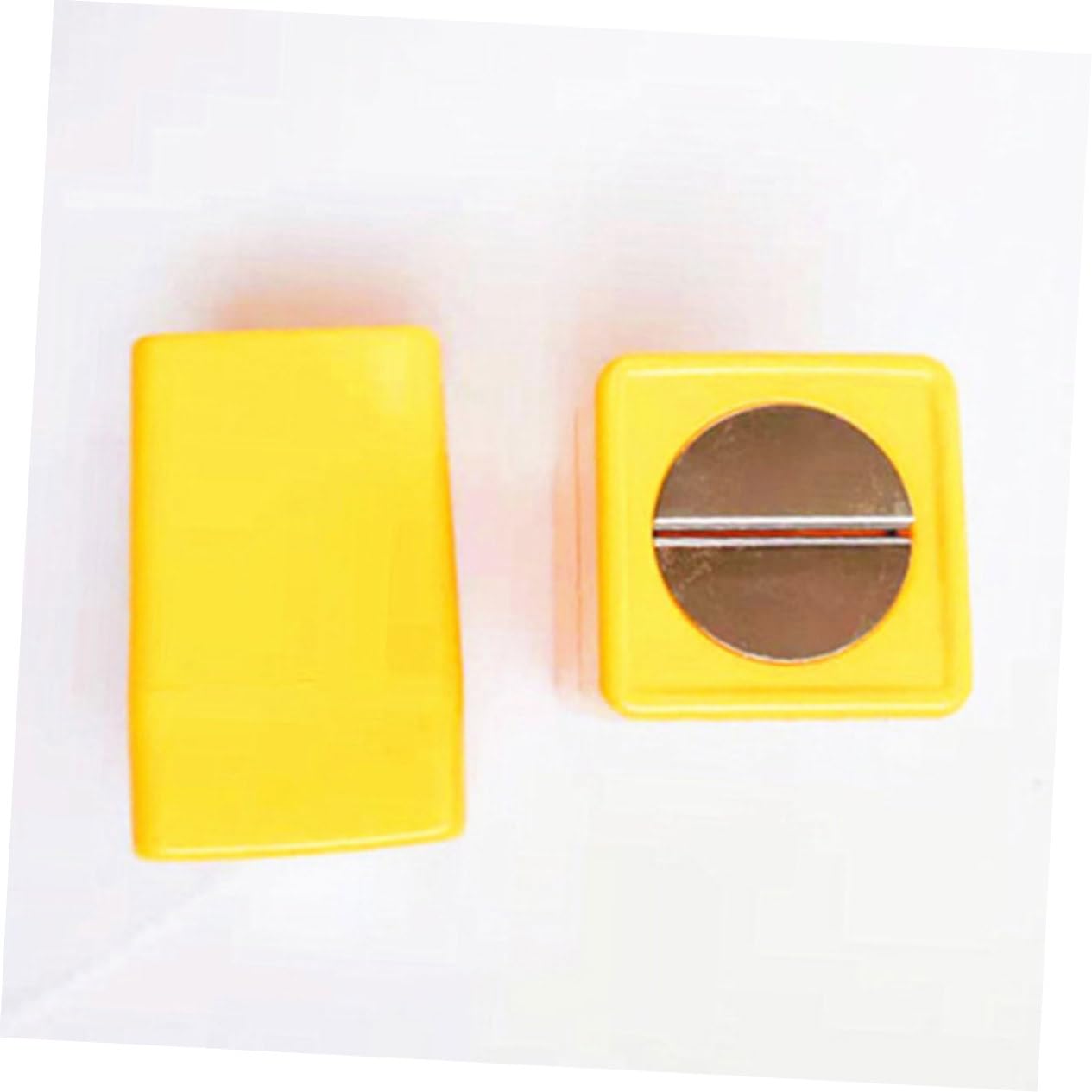 Angoily 9piezas Contenedor De Desecho De Cuchillas Portátil Caja De Reciclaje Para Cuchillas Usadas y Oxidadas Solución Segura Para Almacenamiento Barberías