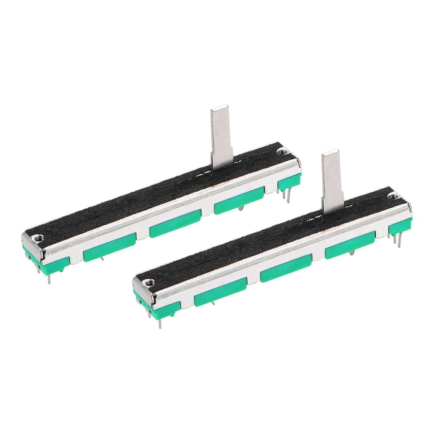 Amazon.com: uxcell 2pcs Fader Variable Resistors Mixer 60mm