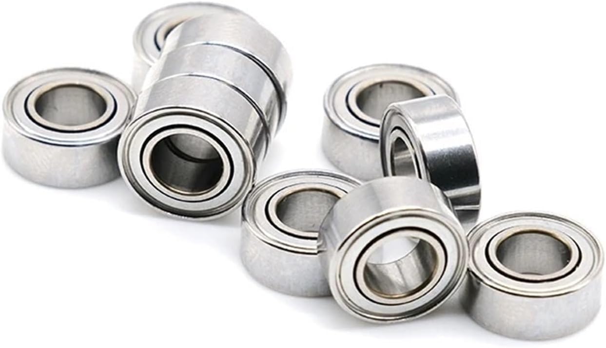 2Pcs 5x10x4mm 105ZZ ABEC-9 Stainless Steel Bearings Fishing Reel Reel Handles Bearing(2Pcs SMR105ZZ 5X10X4)