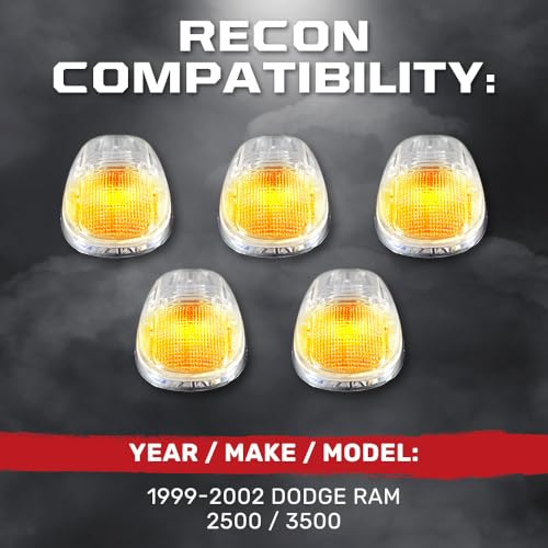 Lámparas LED Amber para techo Dodge RAM 1999-2002 miniatura 7