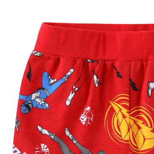Image of Power Rangers Boys Short Sleeve T-Shirt and Shorts Set for Toddler and Big Kids
