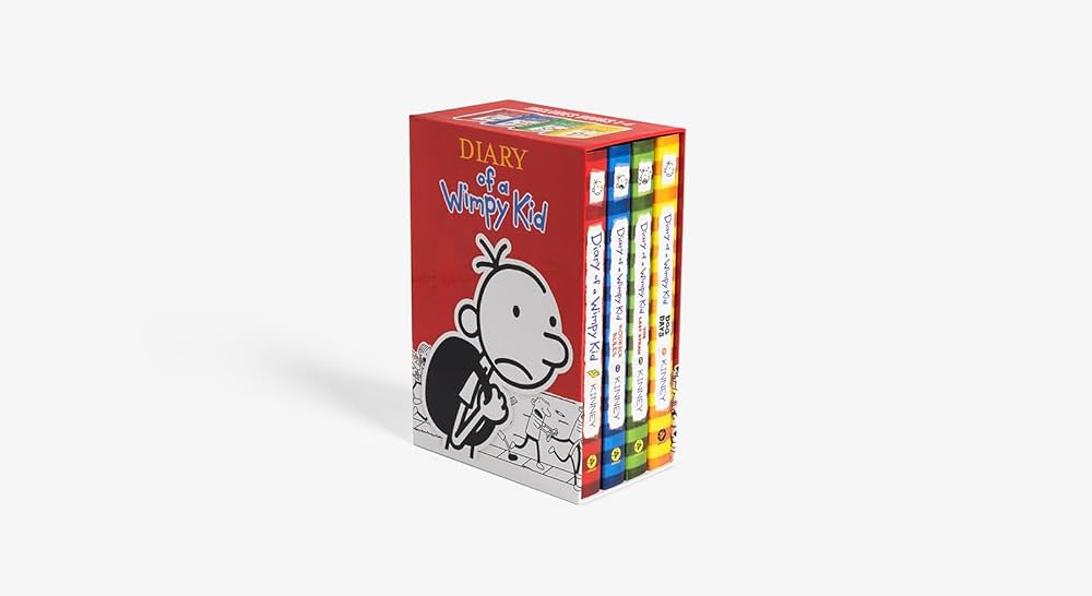 Diary of a Wimpy Kid Box of Books 1-4 Hardcover Gift Set