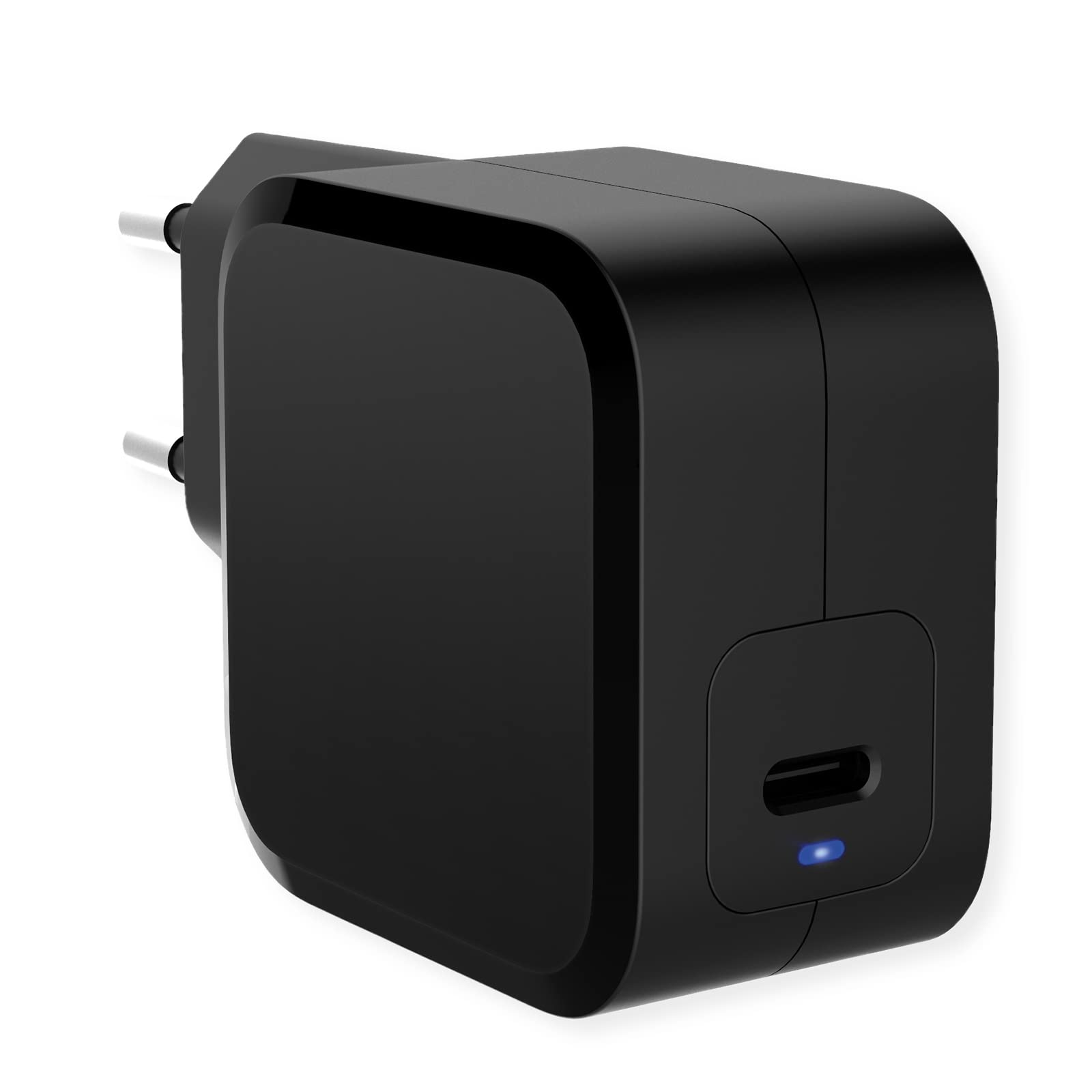VALUE USB Charger with European Plug, 1 Port (Type-C PD), 45W