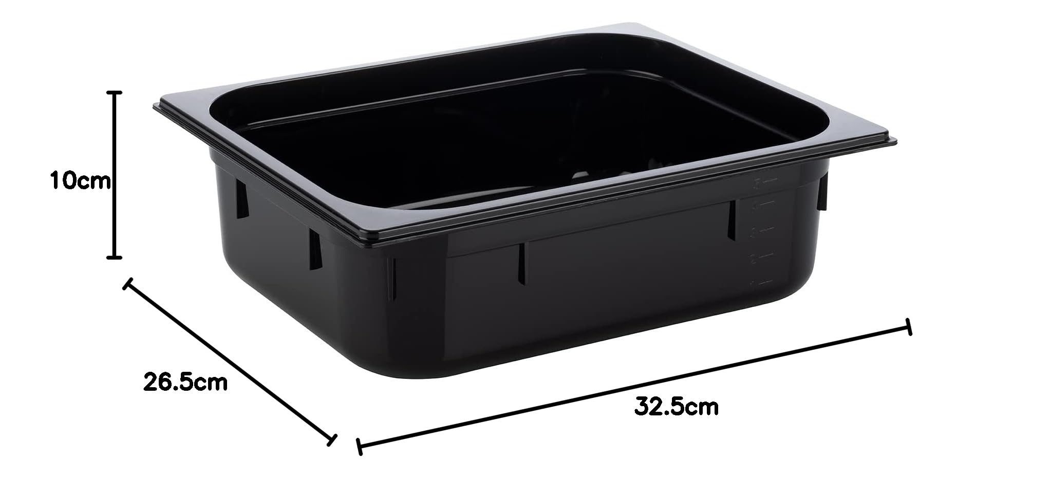 Récipient Gastronorm APS 1/3 Inox - 175x325x65mm - 2.5L - Pour Restauration Ou Chafing Dish