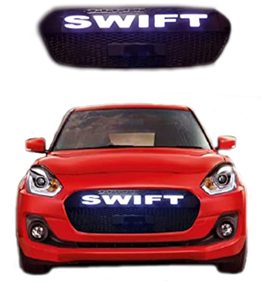 Wheelcore White Alpha Led Front Grill Suitable for Maruti Swift Type-5(2018-2020)