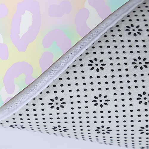 Badezimmerteppich-Set 3Teilig Tierdruck rutschfest Waschbar Badematte Badezimmer Weich Mikrofasern WC-Deckelbezug Mode… – Bild 6