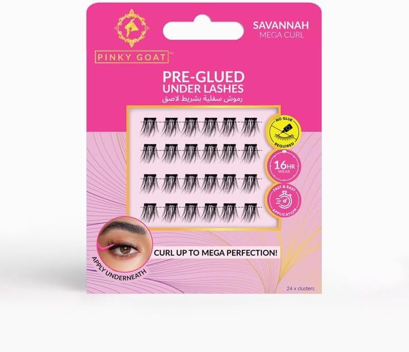 Pinky GoatSAVANNAH Pre-Glued Cluster False Eyelash