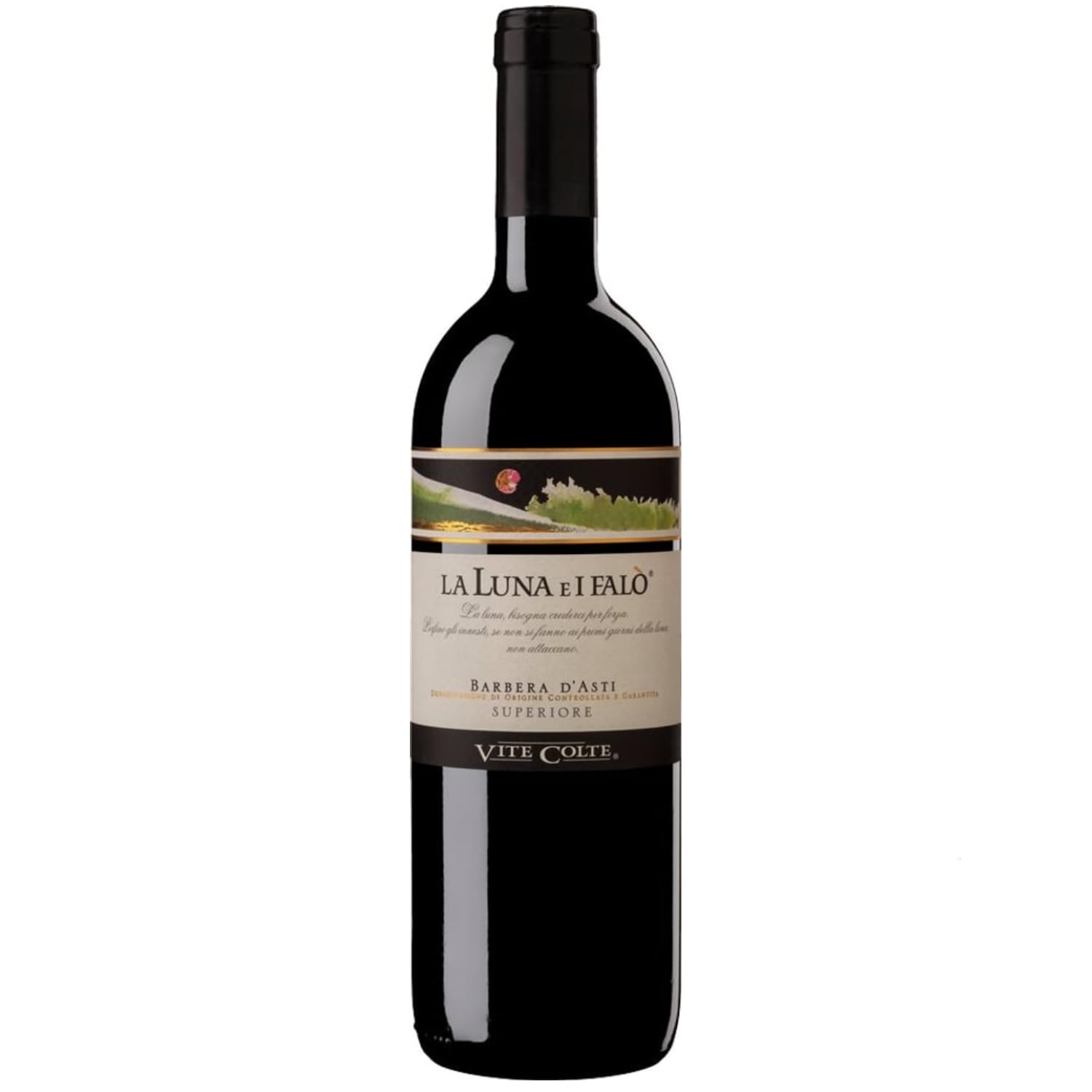 Vite Colte Barbera D'Asti La Luna E I Falo Rotwein rot trocken Piemont Italien inkl. FeinWert E-Book (1 x 0,75l)