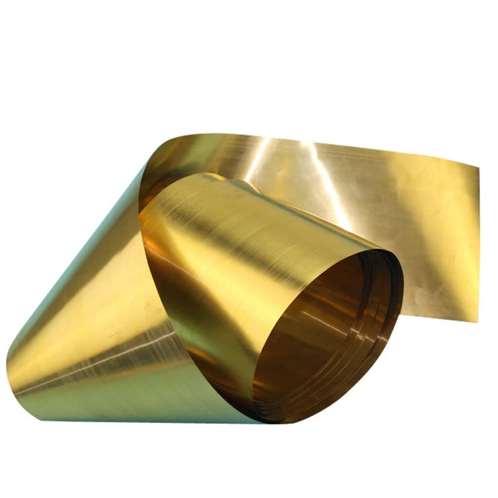 cienka rolka miedziana, Mosiądz cienka folia płyta podkładka przemysłowa spawanie(0.2X100X1000mm)