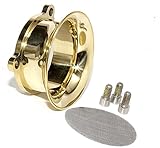 Speed Dealer Solid Brass Short Velocity Stack for Harley CV Carb 1988-2006