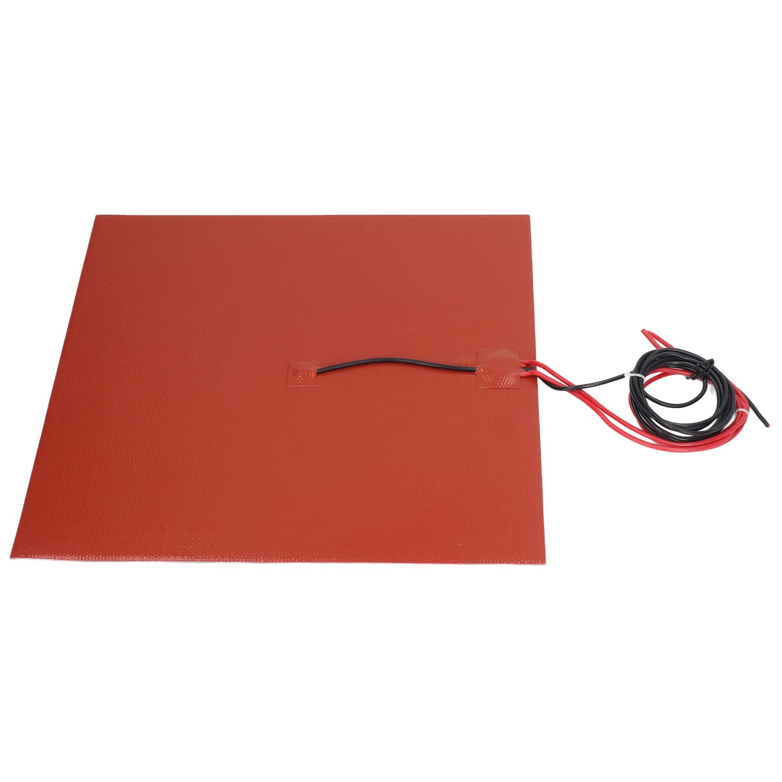 Alomejor Almohadilla Térmica de Silicona para Impresora 3D, 450W con Termistor de 100K, Calentamiento Uniforme Confiable para Impresora 3D, Cama Caliente de 350mm (DC24V)