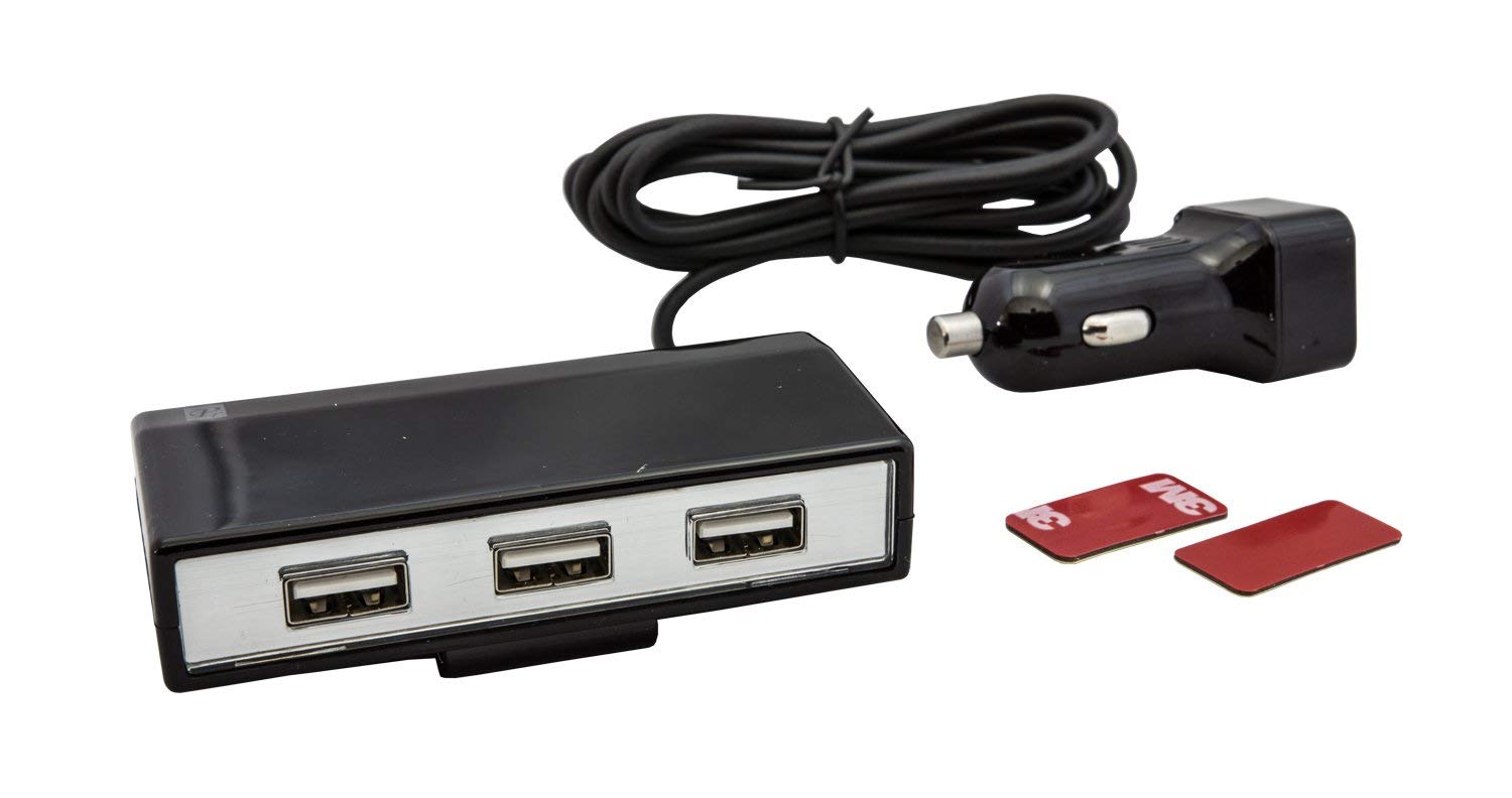 Amazon | プロキオン USBポート分配器 ソケット2ポート 2.4A 本体3