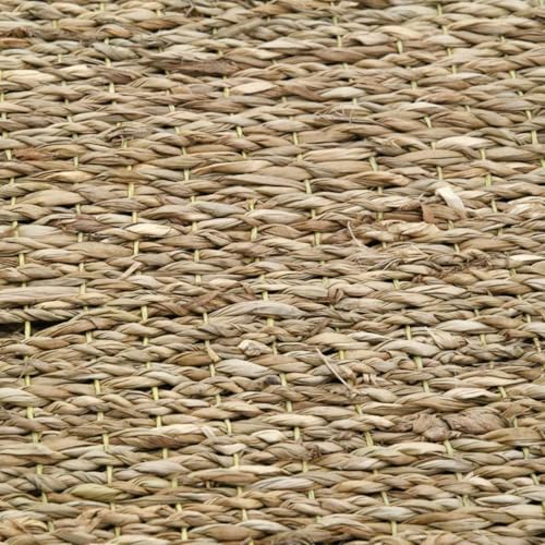 Tapis en jonc de mer marron clair 200x80cm de style épuré et durable - 4