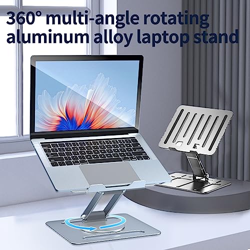 Soporte giratorio para laptop en aleación de aluminio miniatura 6