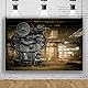YongFoto 3x2m Vinyl Foto Hintergrund Schäbige ruinierte alte Fabrik Grunge Metall Maschineninnenraum Fotografie Hintergrund für Fotoshooting Portraitfotos Party Kinder Hochzeit Fotostudio Requisiten