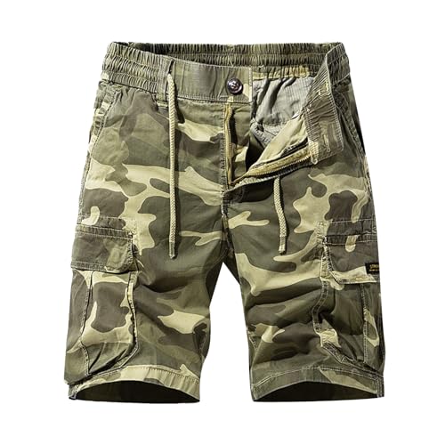 Short cargo camouflage homme respirant et pantalon de travail court