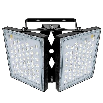 STASUN Flying Series Pro - LED Flood Light Outdoor, 200W 20,000 lumens, IP66 Waterproof Exterior Commercial Floodlight, 6000K Daylight White, 2 Adjustable Heads for Yard, Parking Lot