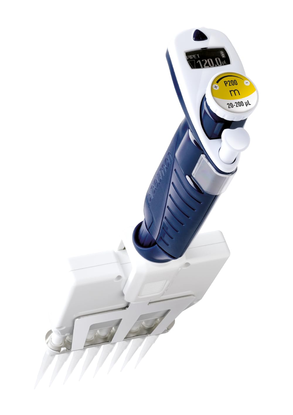 Gilson Pipetman M P8x20M Connected Multichannel Elektronische Pipette, 8-Kanal, 1-20 µL Kapazität