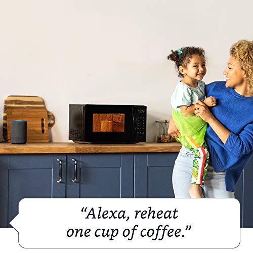 Amazon Basics Microwave, Small, 0.7 Cu. Ft, 700W, Works with Alexa