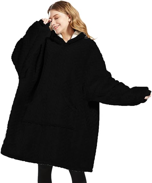Blanket SweatshirtWomen's Hoodie, Giant Sweater, Super Soft and Comfortable, Oversized Blanket Hoodie, Men, Women, Teenagers