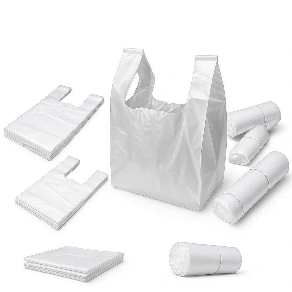 Lianpak Sacchetti trasparenti extra forti e resistenti, con FlexTech