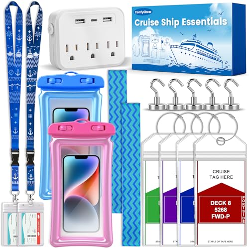 Comfycheer Cruise Essentials 2026,Cruise Must Haves Kit,Non-Surge Protector...