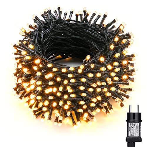 Weihnachtsdeko Lichterkette, BrizLabs 30M 300 LED Warmweiß Innen...