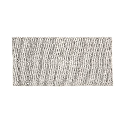 HAY Peas Teppich aus Wolle in der Farbe Soft Grey, Größe: 80 x...