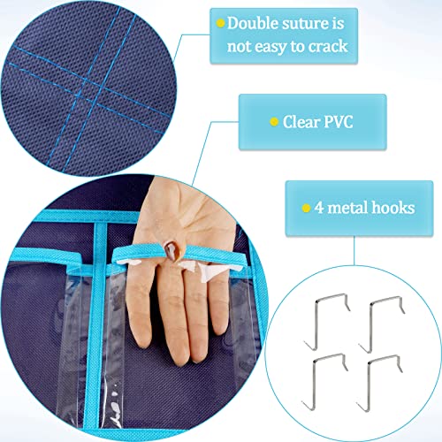 Loghot Numbered Classroom Sundries Closet Pocket Chart For Cell Phones Holder Wall Door Hanging Organizer (30 Pockets Blue-1) #TOP3