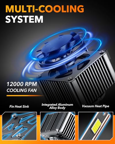 Image of OXILAM 2025 D3S D3R LED Bulbs, 900% Ultra-Bright 60W, 6500K Pure White Brighter Than Xenon, Easy Plug-N-Play Installation, 20 Years Lifespan, No Flicker, 99% Compatibility