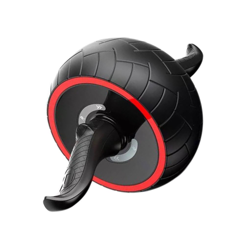 Ruota Addominali Fitness in Gomma Premium per Allenamento Addome Silenziosa e Facile da Usare Attrezzo Multifunzione per Uomo e Donna per Esercizi Casa e Palestra