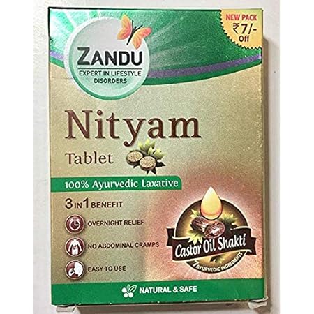 Amazon Com Zandu Nityam Tablet Zandu Nityam Pack Of 2 Computers Accessories