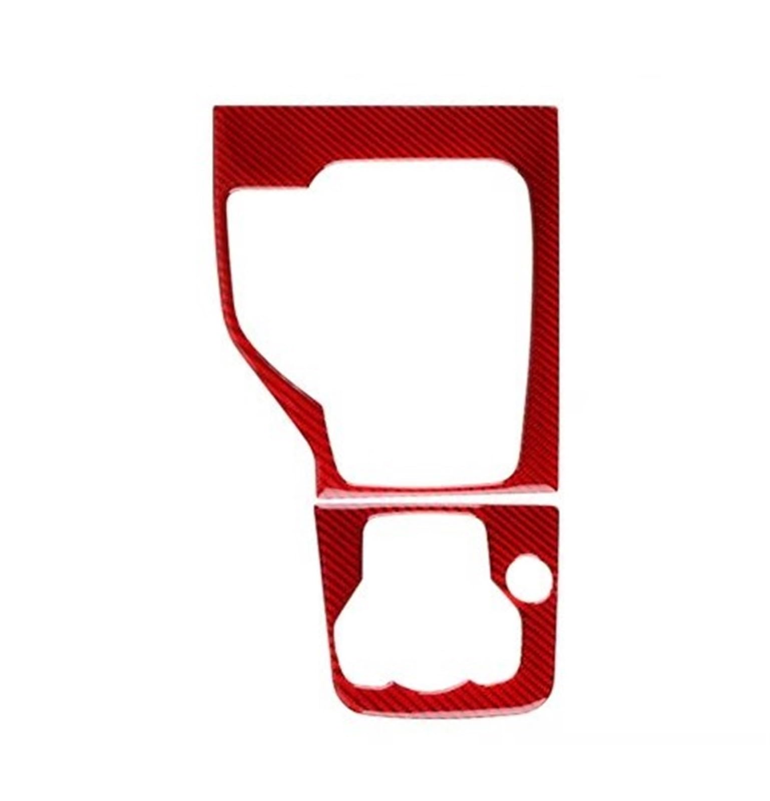 Interior Styling Sticker Car Sticker LHD RHD Automatic Gear Shift Panel Interior Trim for Mazda 3 for Axela 2014 2015 2016 Accessories Decoration(for LHD Red Carbon)